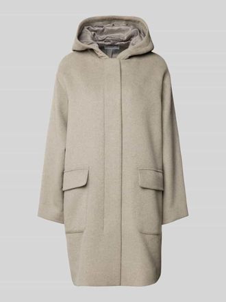 Jake*s Casual Mantel mit Kapuze in Schilf, Gr&ouml;&szlig;e 46