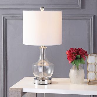 Jonathan Y Designs Colette 20 Mini Glass Table Lamp (Set of 2)