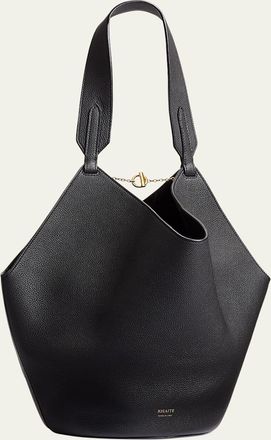 Khaite Lotus Small Calfskin Tote Bag