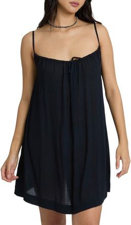 Billabong Beach Song Cover-Up Sundress in Black Sands at Nordstrom, Size X-Small