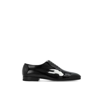 Ferragamo Astro Shoe - Heren - Nette schoenen - Zwart - 39 EU - Leer - Schoenen