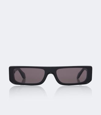 Alaia Ala&iuml;a Gafas de sol rectangulares Lettering Logo