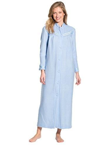 Thermovitex Robe de Chambre, col Officier, Molleton courtelle - Main Image