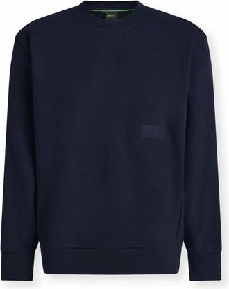 HUGO BOSS Uomo, Felpe, Blu, L, new