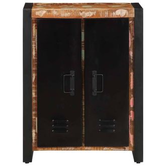 Berkfield Home Sideboard Multicolour 55x35x70 cm Solid Wood Reclaimed | Size: 55 x 35 x 70 cm