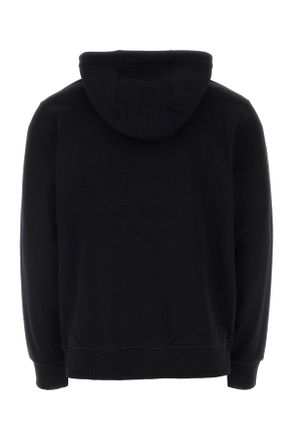 Burberry Mens Black Cotton Sweatshirt Exterior: Felpe