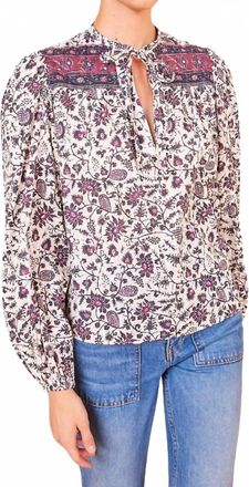 Ulla Johnson Tillie Blouse In Cosmos
