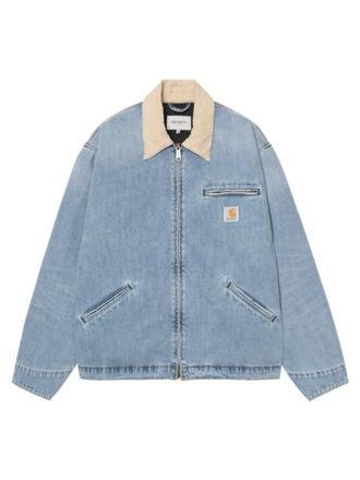 Carhartt Work in Progress Light Blue Logo Jacket