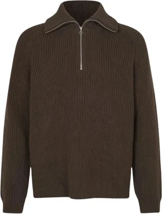 Sams&oslash;e & Sams&oslash;e Sarick Cuello Alto - Knitwear - Hombre - Marr&oacute;n - XL