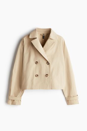 H&M Kurzer Trenchcoat - Beige