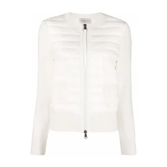 Moncler Dames, Jassen, Wit, Maat: XS Wol