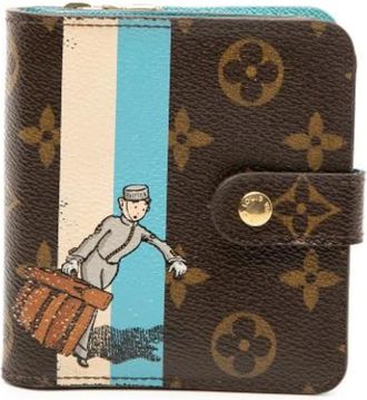 Louis Vuitton Pre-owned Wallets, female, Multicolor, Size: ONE SIZE Pre-owned Fabric Wallet