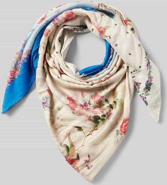 Max Mara Schal aus Modal-Seide-Mix mit Label-Detail Modell SARONG in Weiss, Größe 1