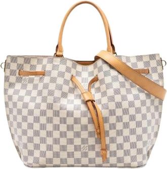 Louis Vuitton Pre-owned Girolata Bucket Bag - Dames - Vintage Tas - Wit - ONE Size - Vintage