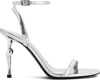 JW PEI 95mm Alivia ankle-strap sculptural-heel sandals - women - Artificial Leather/Artificial Leather/Rubber/Acrylonitrile Butadiene Styrene (AB