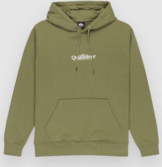 Quiksilver Screen Fleece Fineline Hoodie gr&uuml;n