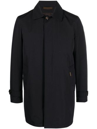 Moorer Trench con colletto classico - Blu