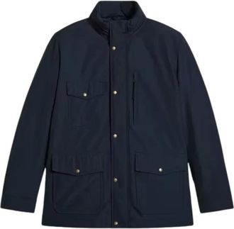 Woolrich Giacca Melton - - Jackets - Uomo - Blu - M