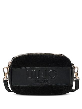 Liu Jo small embossed-logo cross body bag - women - Polyester/Polyester/Polyurethane Resin - One Size - Black