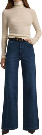 Favorite Daughter Mischa Super High Rise Wide Leg Jeans In Columbia