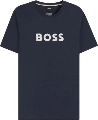 HUGO BOSS T-shirt met korte mouwen - Heren - T-shirts - Blauw - XS - Katoen - Tops