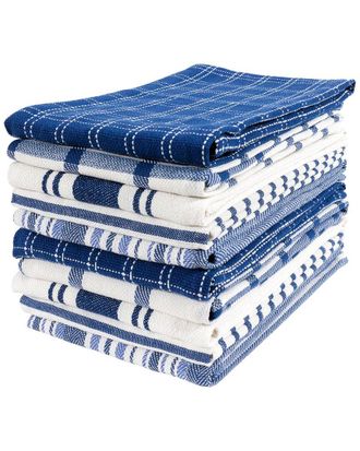 KAF Home Kaf Home Assorted Flat Kitchen Towels Set Of 10
