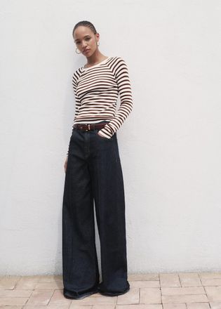 Mango Pullover maglia sottile maniche lunghe grezzo - Donna - XS - MANGO