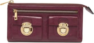 Marc Jacobs Portafoglio con zip 2023 - Rosa