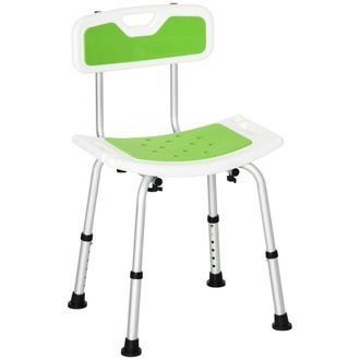 HOMCOM Shower Stool for the Elderly and Disabled - Adjustable Shower Stool | TJ Hughes