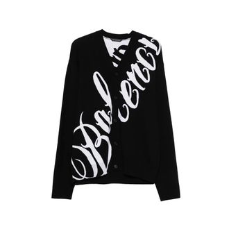 Balenciaga Buttoned V-neck Cardigan