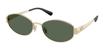 Coach HC7192D CDP44 Asian Fit 900571 Womens Sunglasses Gold Size 57