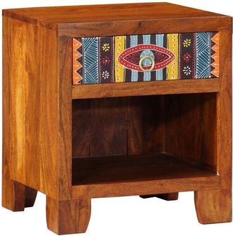 vidaXL Bedside Cabinet 40x35x45 cm Solid Wood Acacia Vidaxl