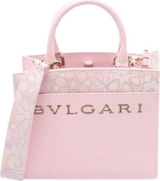 Bulgari Pre-owned Handbags, female, Pink, Size: ONE SIZE Pre-owned Vintage Shoulder Bag