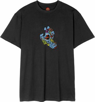 Santa Cruz T-Shirt SANTA CRUZ ROSKOPP SCREAMING FIVE FRNT, Herren, Gr. XXL, schwarz, Obermaterial: 100% Baumwolle, Shirts T-Shirt, sportlicher Stil, f&uuml;r Erwachse