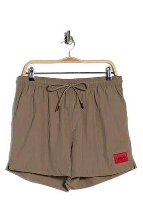 BOSS Dominica Swim Trunks in Medium Brown at Nordstrom Rack, Size Xx-Large