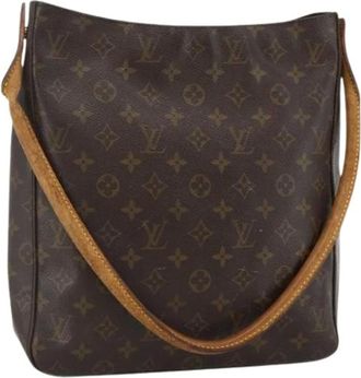 Louis Vuitton Pre-owned Shoulder Bags, female, Brown, Size: ONE SIZE Pre-owned Looping GM Shoulder Bag