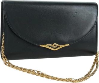 Cartier Pre-owned Vintage Schoudertas - Dames - Vintage Clutch - Zwart - ONE Size - Leer - Vintage