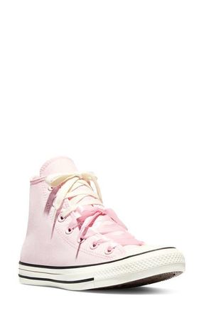 Converse Gender Inclusive Chuck Taylor All Star Peached High Top Sneaker in Decade Pink/Egret/Black at Nordstrom, Size 5.5