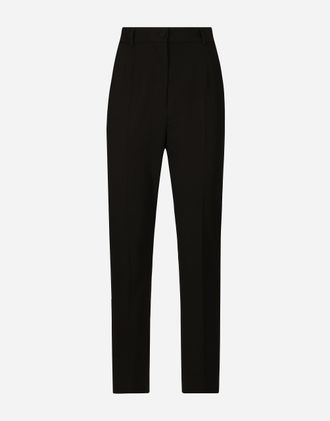 Dolce & Gabbana Pantalone - Woman Pants And Shorts Black Wool 38