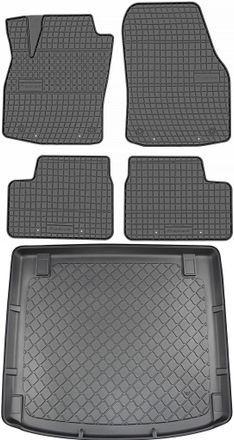 OEM Opel Astra Iii H Kombi De 2004 A Diciembre De 2014. Juego: Alfombrillas De Goma Para Coche + Alfombrilla Para Maletero