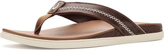 Olukai Shoreline Mens Sandals Toffee/Toffee : 12 D - Medium, Leather