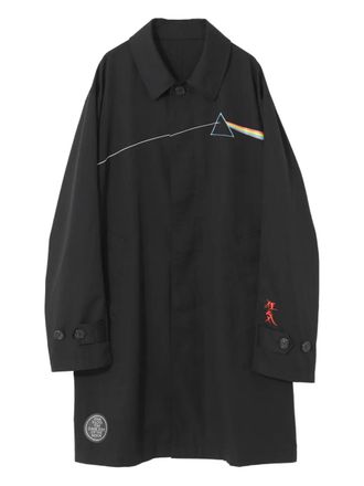 Undercover The Dark Side of the Moon coat - men - Polyester/Cotton - 4 - Black