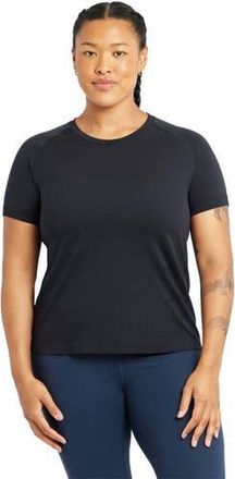 Oiselle Float Short-Sleeve Shirt - Womens in Black at Nordstrom, Size X-Small
