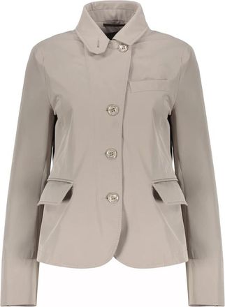 Moorer Waterdichte Techno Fabric Jas met Logo - Dames - Zomerjassen - Grijs - XS - Jassen
