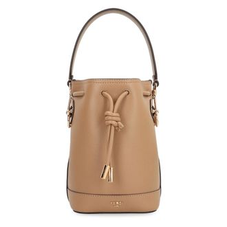 Fendi Bucket Bags, female, Beige, Size: ONE SIZE Minibag Mon Tresor