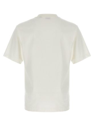 Burberry Equestrian Knight Logo-Embroidered T-Shirt - White