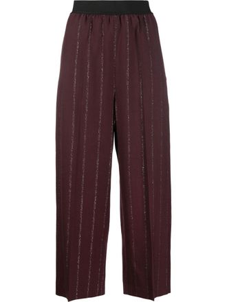 Stella McCartney Cropped broek - Paars