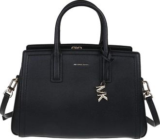 Michael Kors Medium Laila Satchel Bag - Dames - Handtassen - Zwart - ONE Size - Tassen