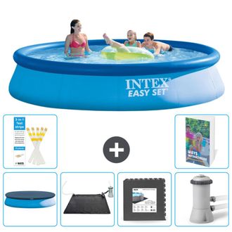 Intex Piscina Easy Set Redonda - 396x84 Cm - 7-piezas S21