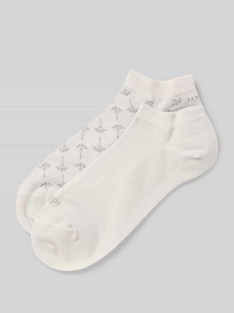 Joop Sneakersocken mit elastischem Bund in Hellgrau, Gr&ouml;&szlig;e 39-42
